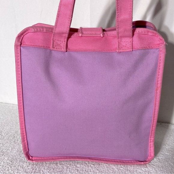 Vintage 1986 American Greetings Popples Pink Purple Childs Mini Tote Bag Purse - Picture 2 of 16